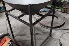 Stalen onderstel BBQ