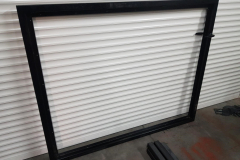 poort mat zwart gecoat