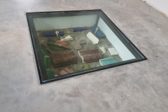 stalen frame met glas